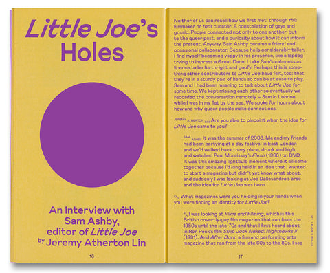 Little Joe: A book about queers and cinema, mostly
