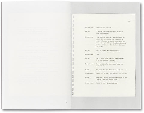 An Interview with Lewis Baltz